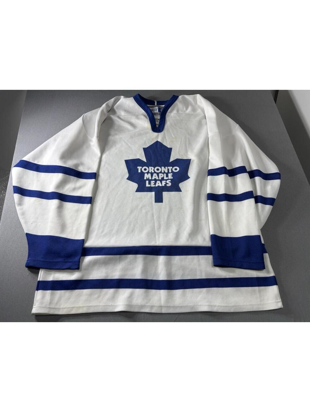 Vintage 1990s Toronto Maple Leafs CCM Hockey Jersey White Size Extra Large